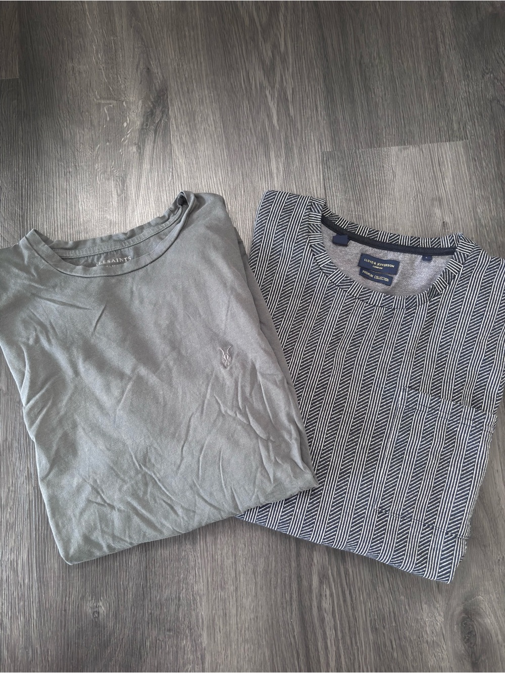 All Saints Short Sleeve Tee Set — Sage Green